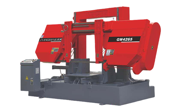 岳口镇GW4265双柱龙门卧式带锯床
