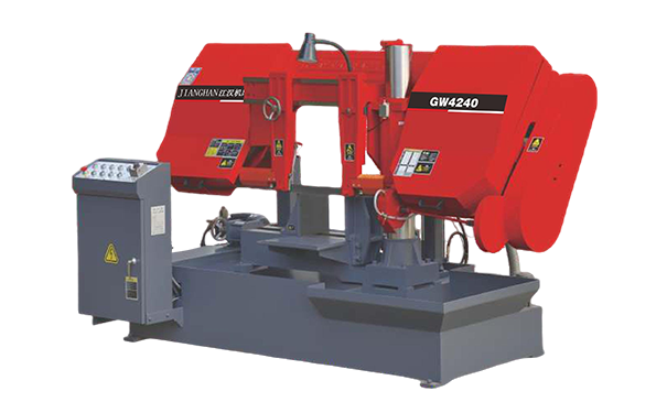 岳口镇GW4240双柱卧式带锯床