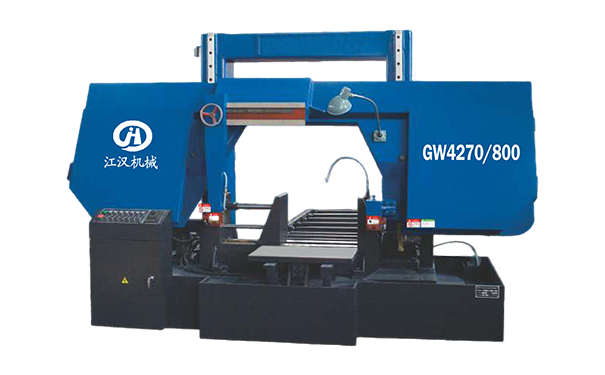 岳口镇GW4270/800双柱龙门卧式带锯床